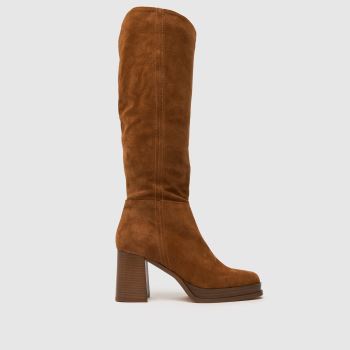 Womens Tan schuh Gily Slouch Cowboy 
