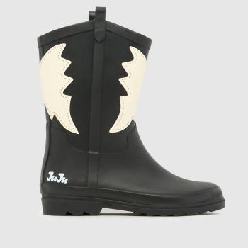 JUJU JELLIES Black Multi Dolly Womens Boots