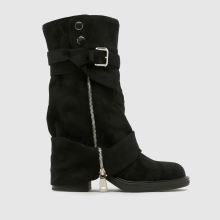 Damen SIMMI Schwarz Lowry Ruched Boots SIMMI Lowry Ruched,1 von 4