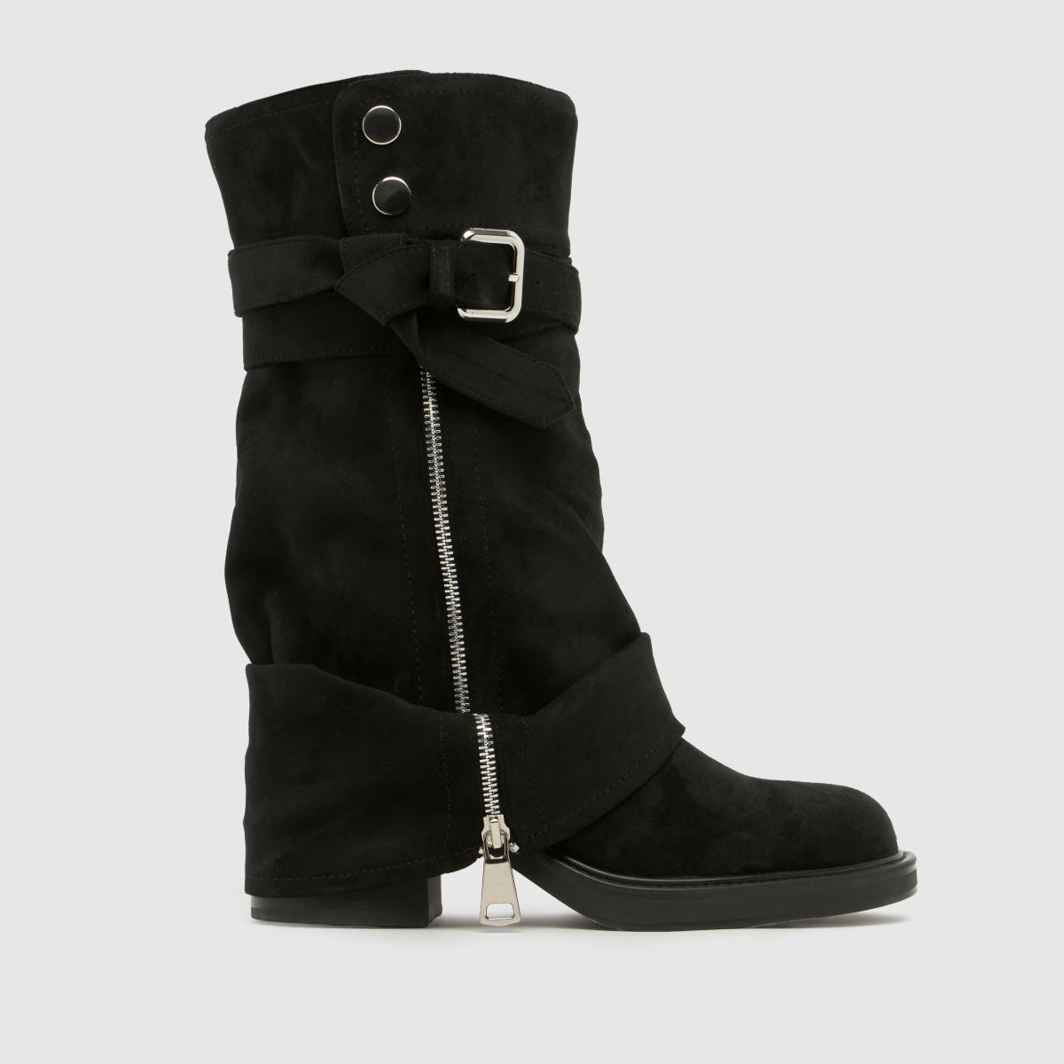 Click to view product details and reviews for Simmi Lowry Ruched Boots In Black.