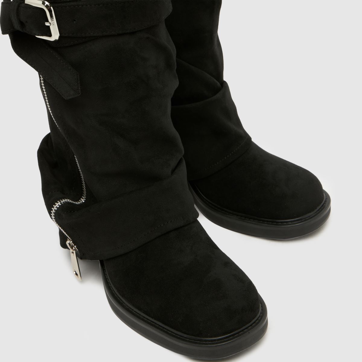 Damen SIMMI Schwarz Lowry Ruched Boots SIMMI Lowry Ruched 4