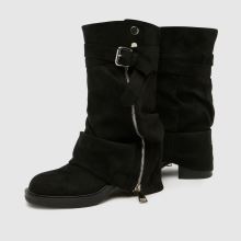 Damen SIMMI Schwarz Lowry Ruched Boots SIMMI Lowry Ruched,4 von 4