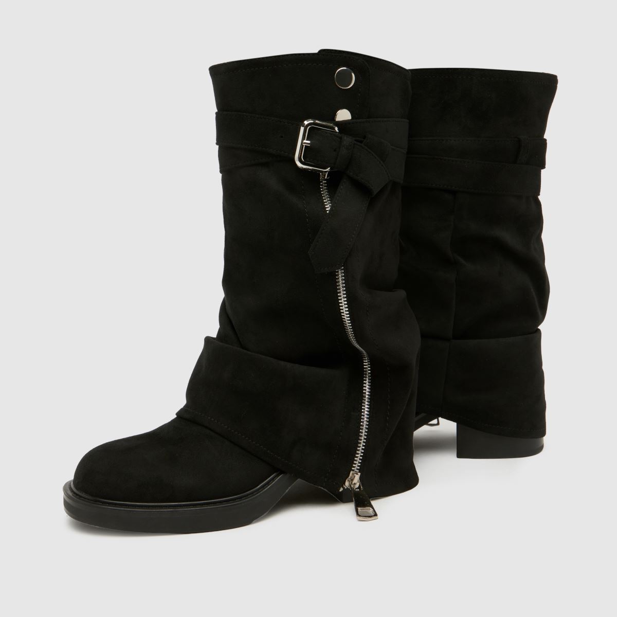 Damen SIMMI Schwarz Lowry Ruched Boots SIMMI Lowry Ruched 7