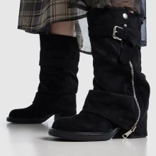 Damen SIMMI Schwarz Lowry Ruched Boots SIMMI Lowry Ruched,2 von 4