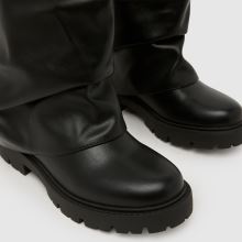 schuh Dartford Ruched Skirt Boot in Black schuh Dartford Ruched Skirt Boot,3 of 4