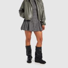 schuh Dartford Ruched Skirt in Black schuh Dartford Ruched Skirt,2 of 4