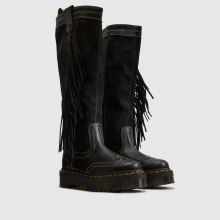 Dr Martens Fringe Hi Pull On in Black Dr Martens Fringe Hi Pull On,2 of 4
