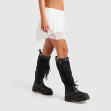 Dr Martens Fringe Hi Pull On in Black Dr Martens Fringe Hi Pull On,2 of 4
