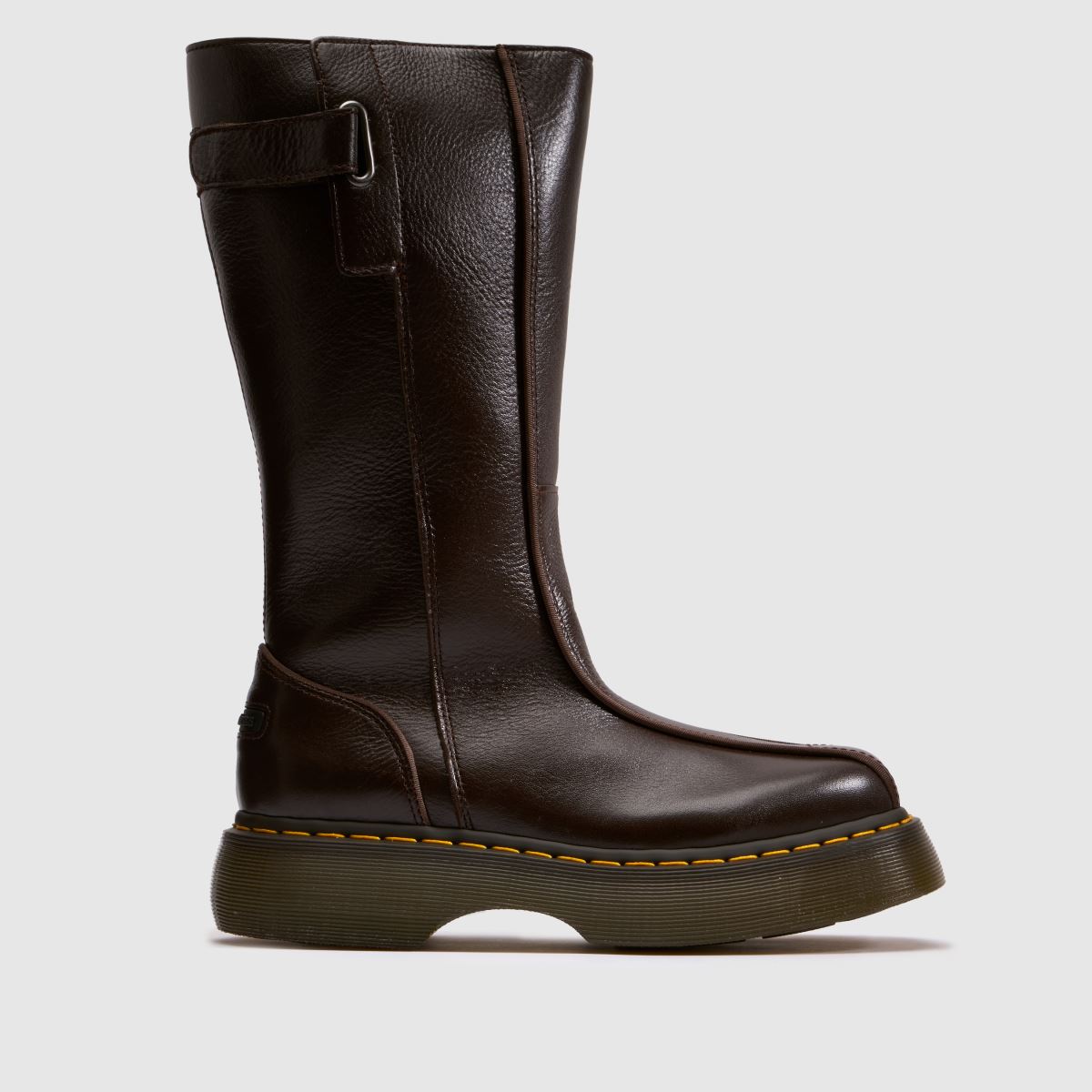 Dr. Martens Buzz Hi Boots in Dark Brown