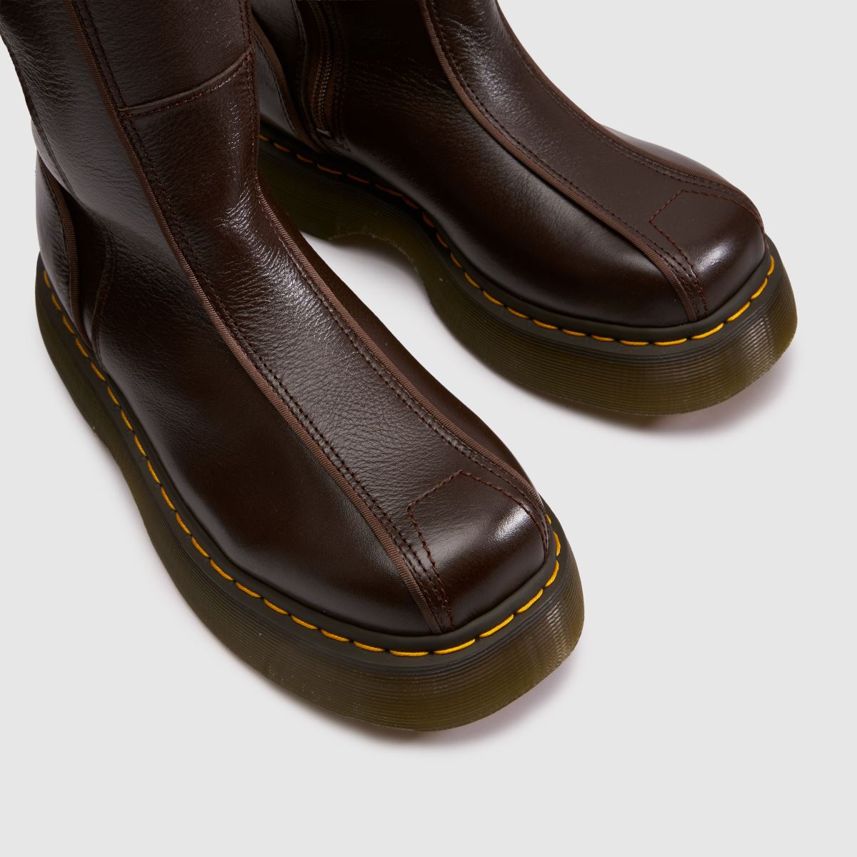 Damen Dr Martens Dunkelbraun Buzz Hi Boots Dr Martens Buzz Hi 4
