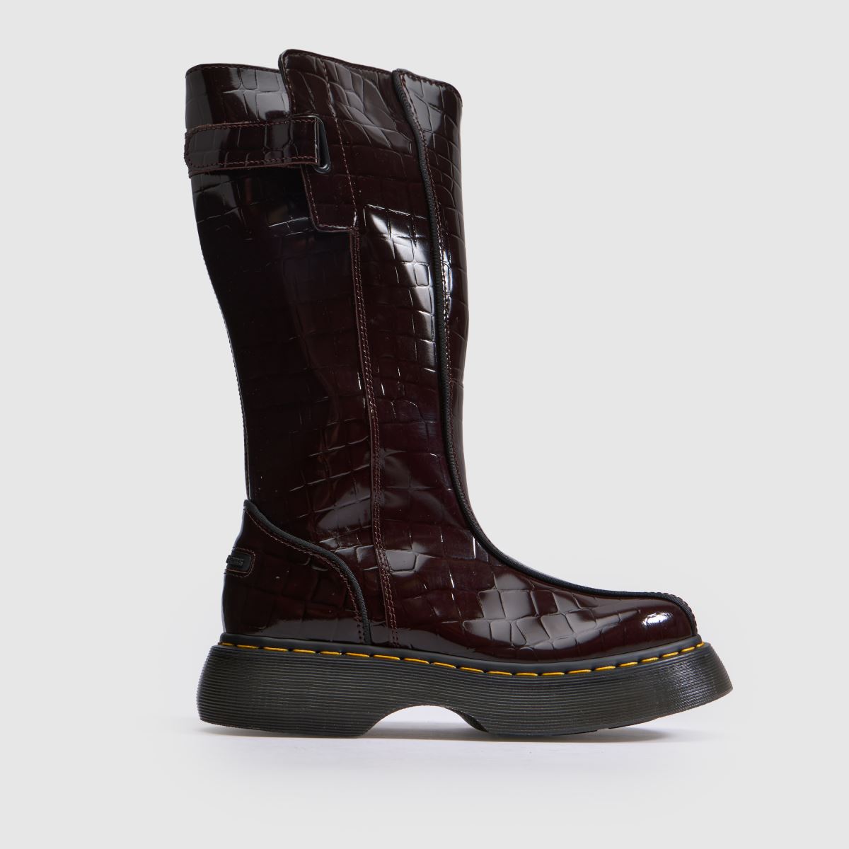 Dr Martens Buzz Hi High in Burgundy Dr Martens Buzz Hi High