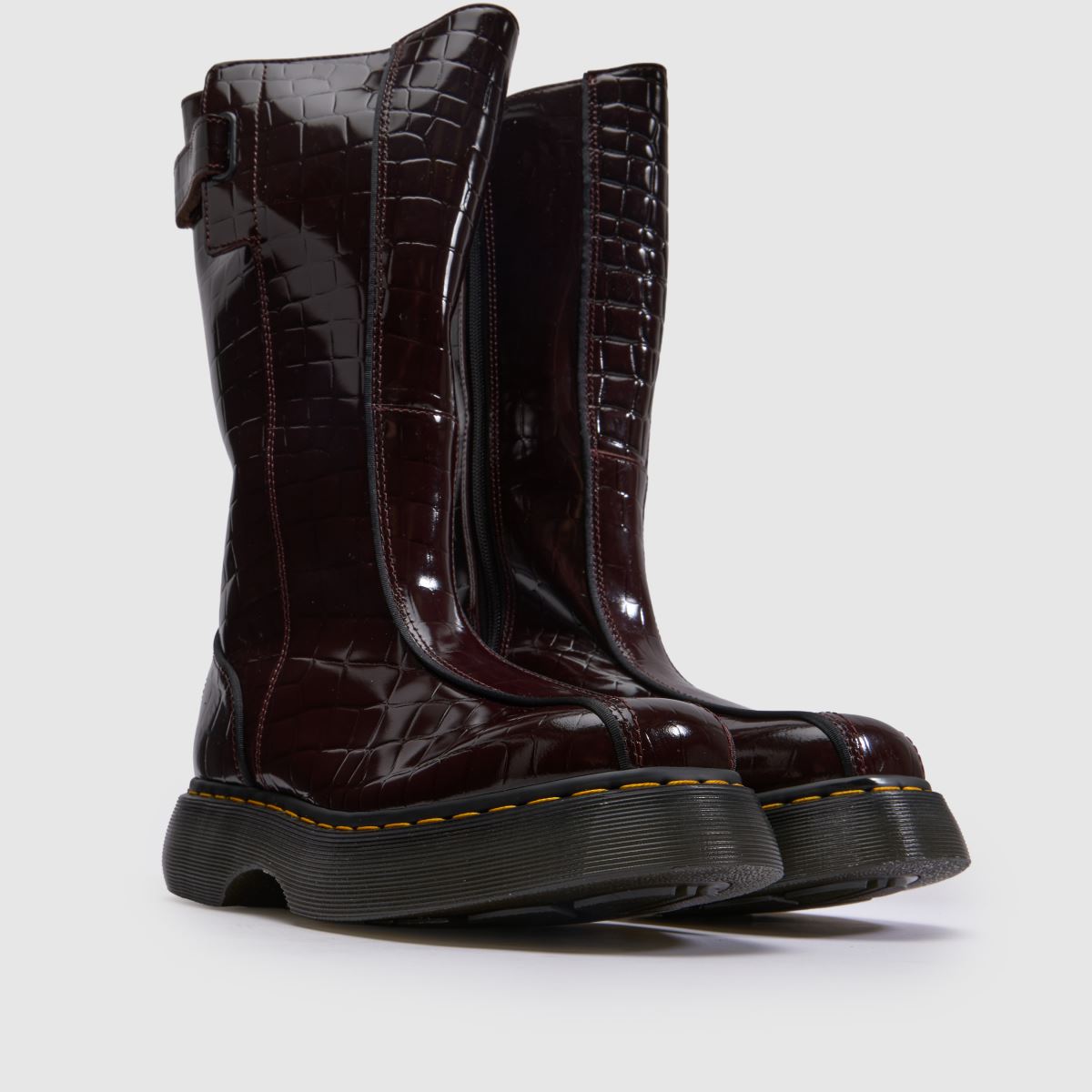 Dr Martens Buzz Hi High in Burgundy Dr Martens Buzz Hi High 3