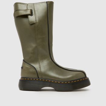 Dr Martens Khaki Buzz Hi Womens Boots
