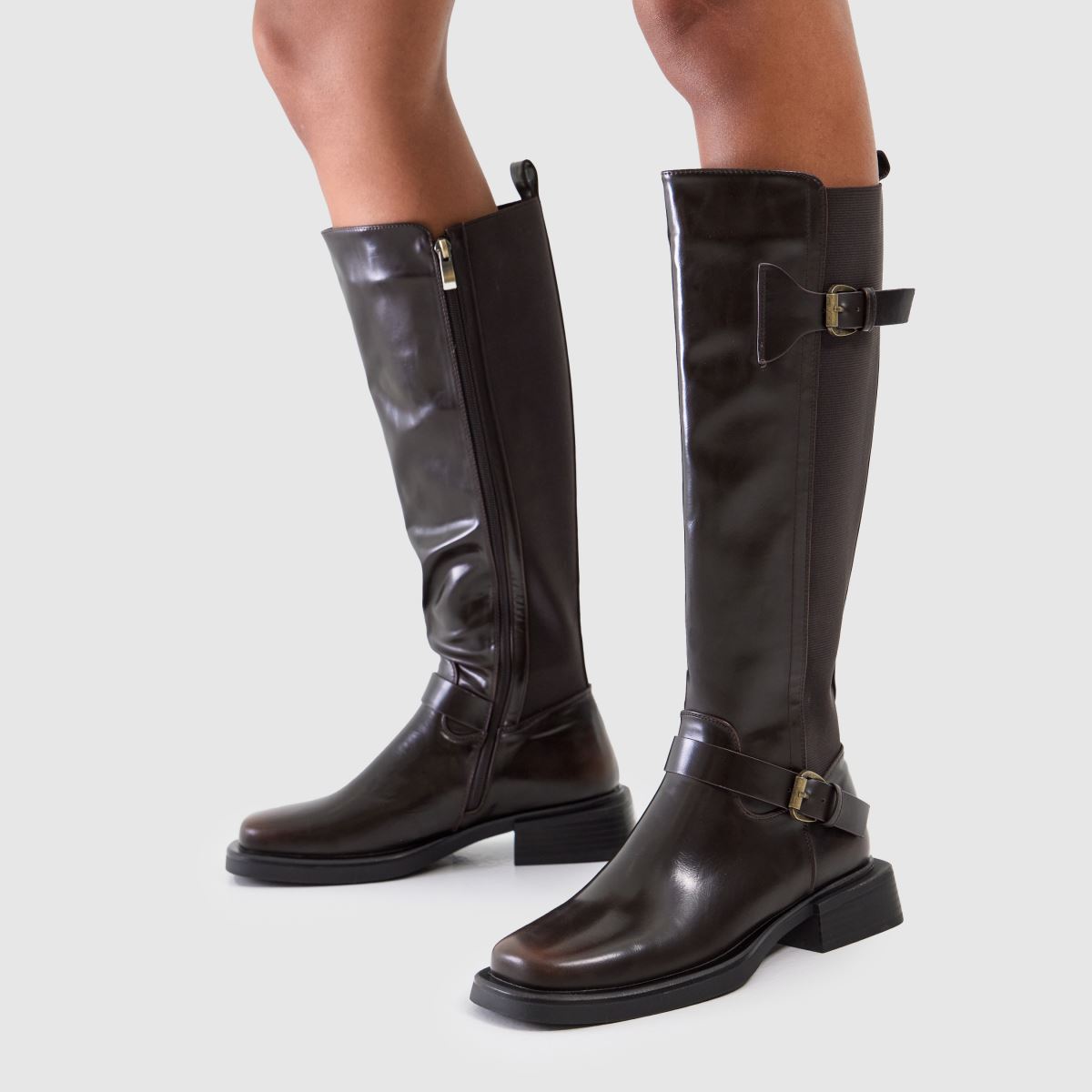SIMMI Dilly Knee High Riding in Brown SIMMI Dilly Knee High Riding 8