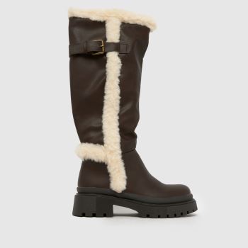 SIMMI Brown Earhart Knee High Womens Boots