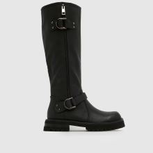 SIMMI Dexter Biker Knee High in Black SIMMI Dexter Biker Knee High,1 of 4
