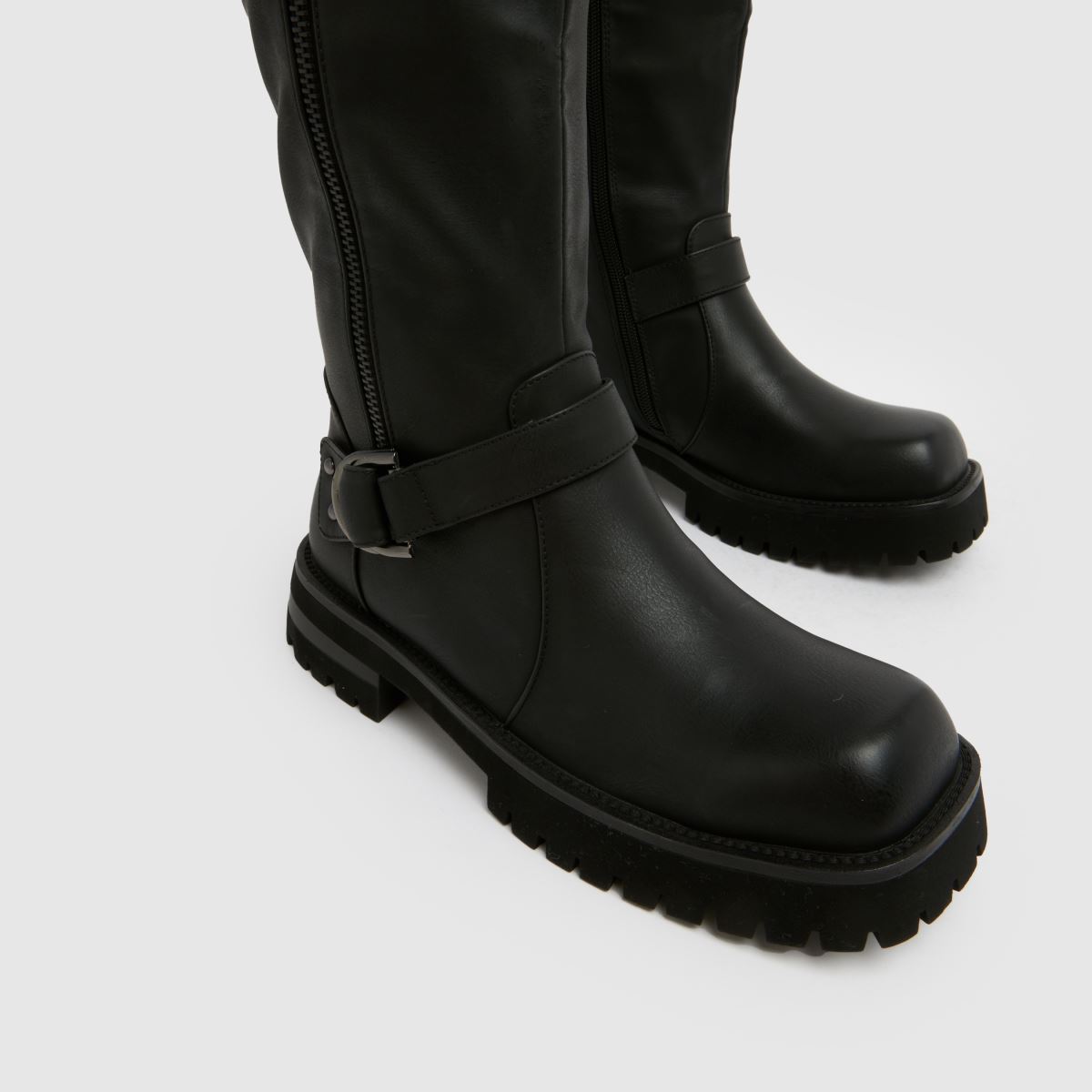 SIMMI Dexter Biker Knee High in Black SIMMI Dexter Biker Knee High 4