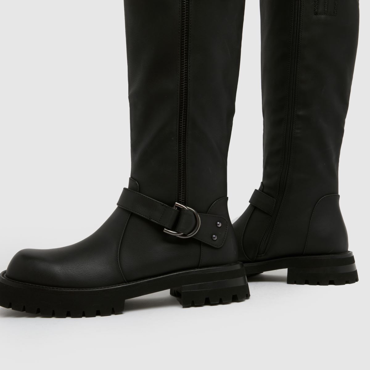 SIMMI Dexter Biker Knee High in Black SIMMI Dexter Biker Knee High 7