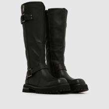 SIMMI Dexter Biker Knee High in Black SIMMI Dexter Biker Knee High,2 of 4