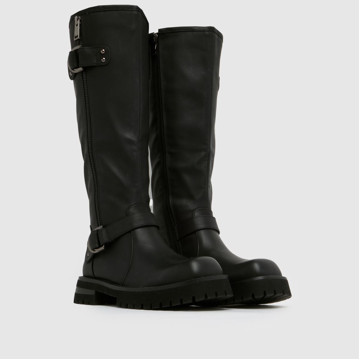 SIMMI Dexter Biker Knee High in Black SIMMI Dexter Biker Knee High 8