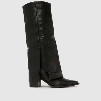 SIMMI Black Liston Western Womens Boots