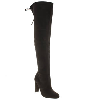 schuh black misty boots schuh black misty boots