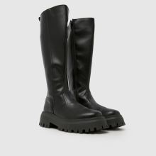 schuh Wide Fit Diana Chunky Knee High in Black schuh Diana Chunky Knee High,2 of 4