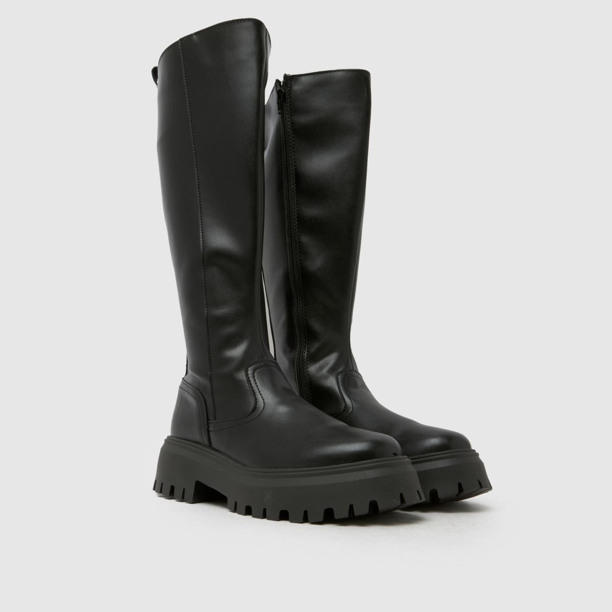 schuh Wide Fit Diana Chunky Knee High in Black schuh Diana Chunky Knee High 8
