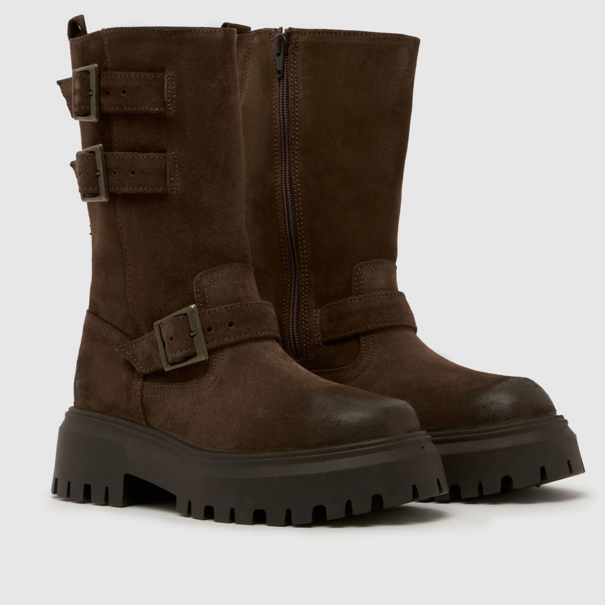 Damen schuh Braun Danbury Suede Biker Boot Boots schuh Danbury Suede Biker Boot 3