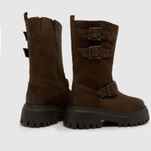 Damen schuh Braun Danbury Suede Biker Boot Boots schuh Danbury Suede Biker Boot,3 von 4