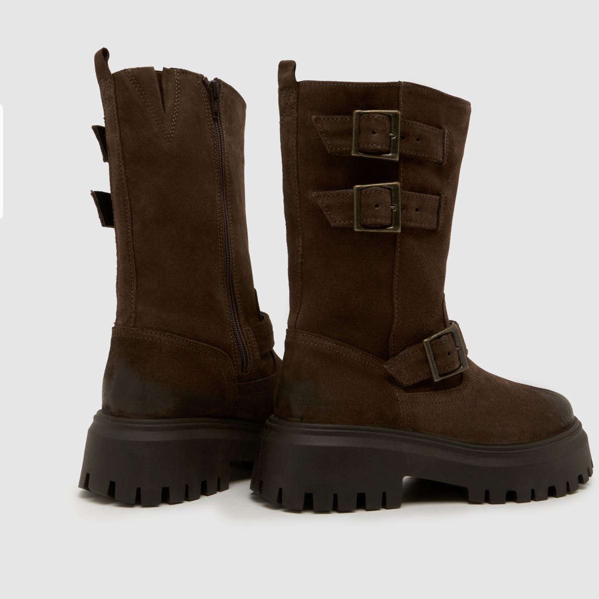 Damen schuh Braun Danbury Suede Biker Boot Boots schuh Danbury Suede Biker Boot 4
