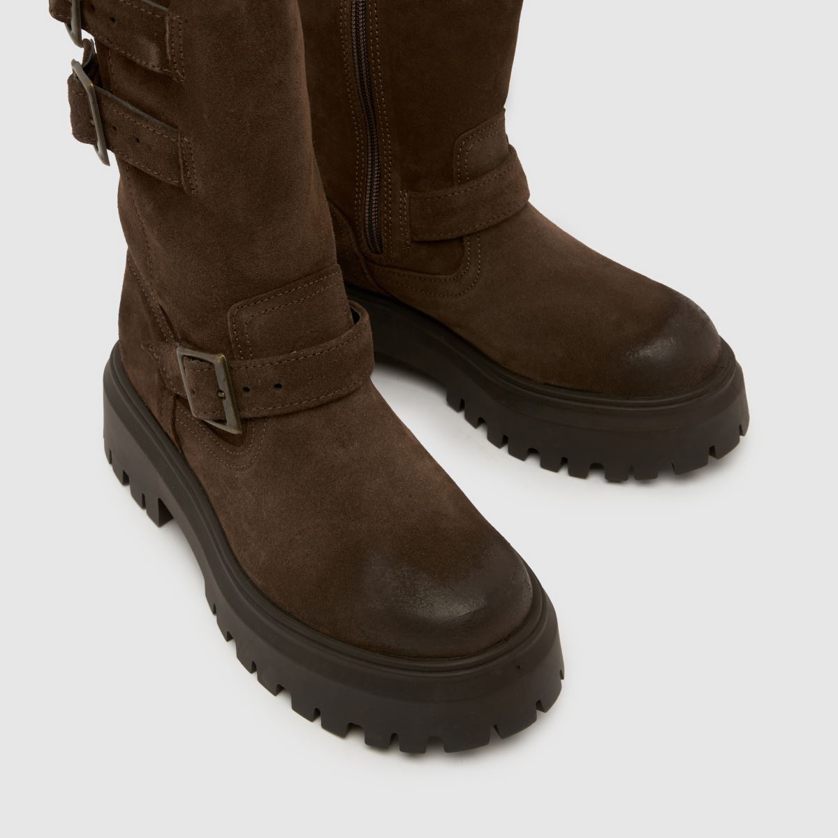 Damen schuh Braun Danbury Suede Biker Boot Boots schuh Danbury Suede Biker Boot 7