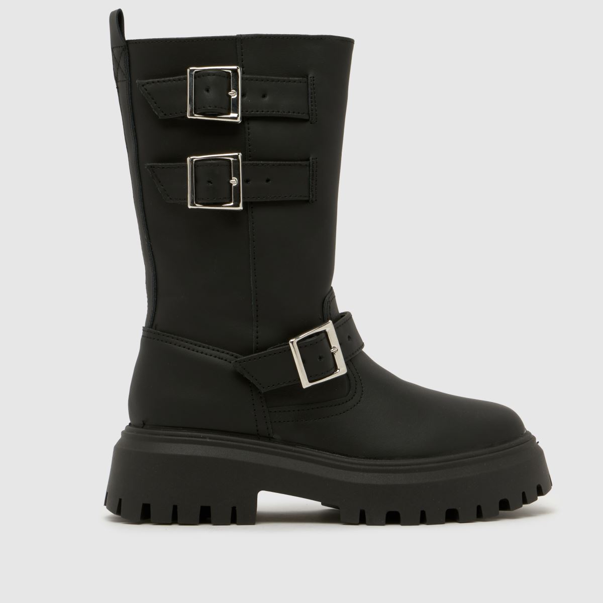 Damen schuh Schwarz Danbury Leather Biker Boots schuh Danbury Leather Biker