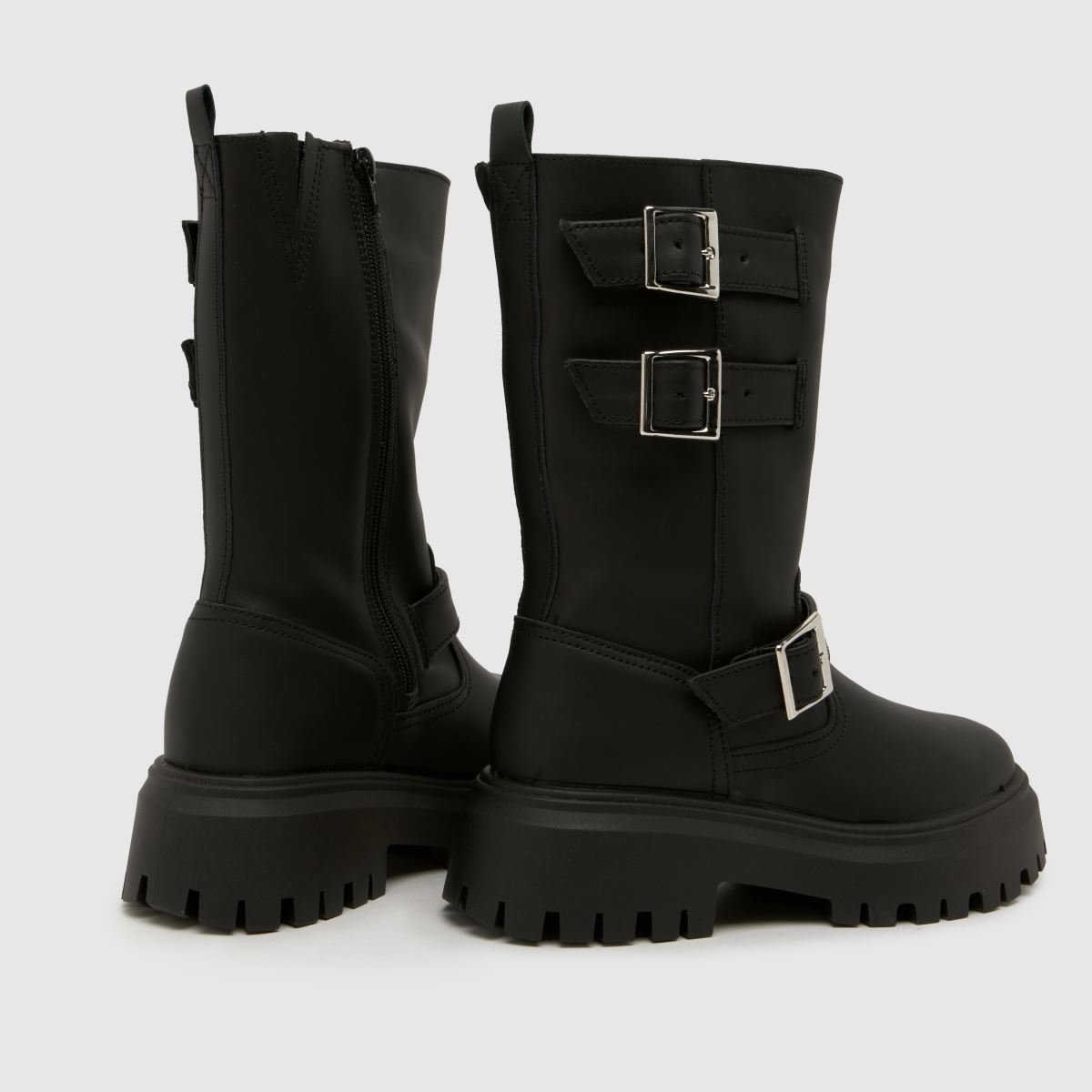 Damen schuh Schwarz Danbury Leather Biker Boots schuh Danbury Leather Biker 4