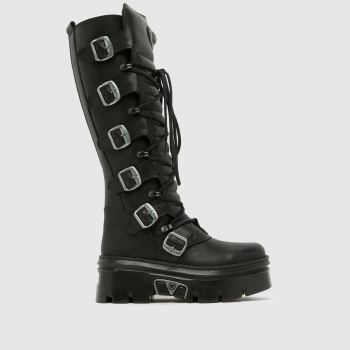 NEW ROCK Black Venom Tall Womens Boots