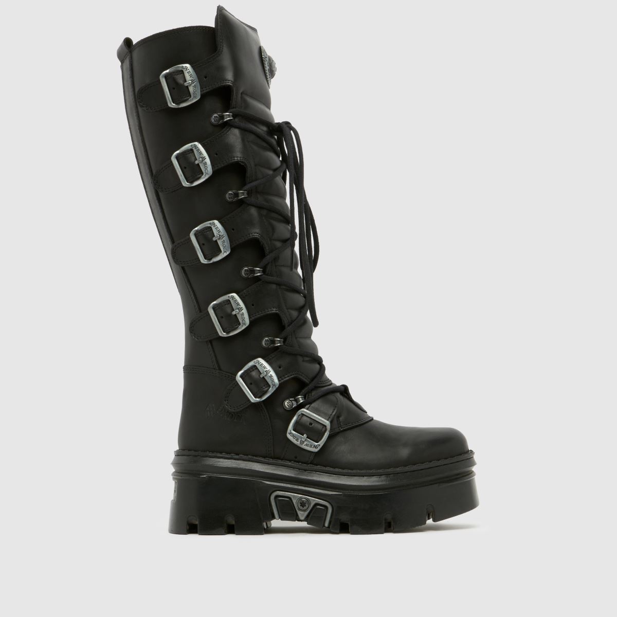 NEW ROCK Venom Tall Boots in Black