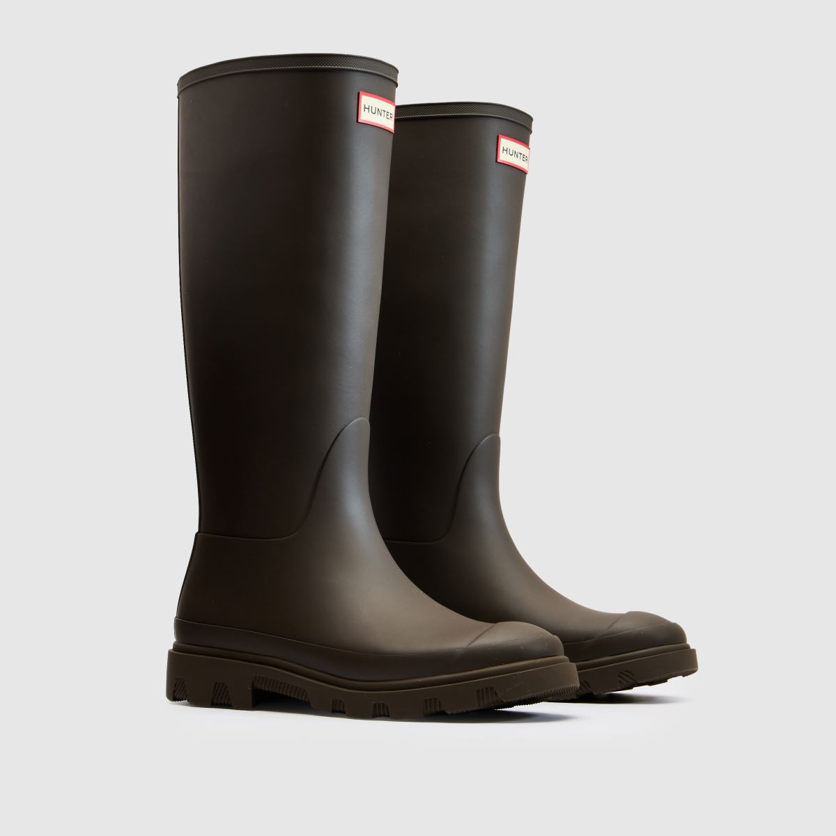 HUNTER BOOTS Downpour Tall in Brown HUNTER BOOTS Downpour Tall 3