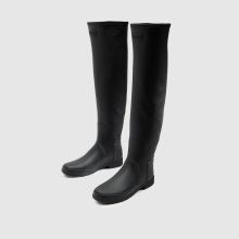 HUNTER BOOTS Refined Over The Knee in Black HUNTER BOOTS Refined Over The Knee,3 of 4