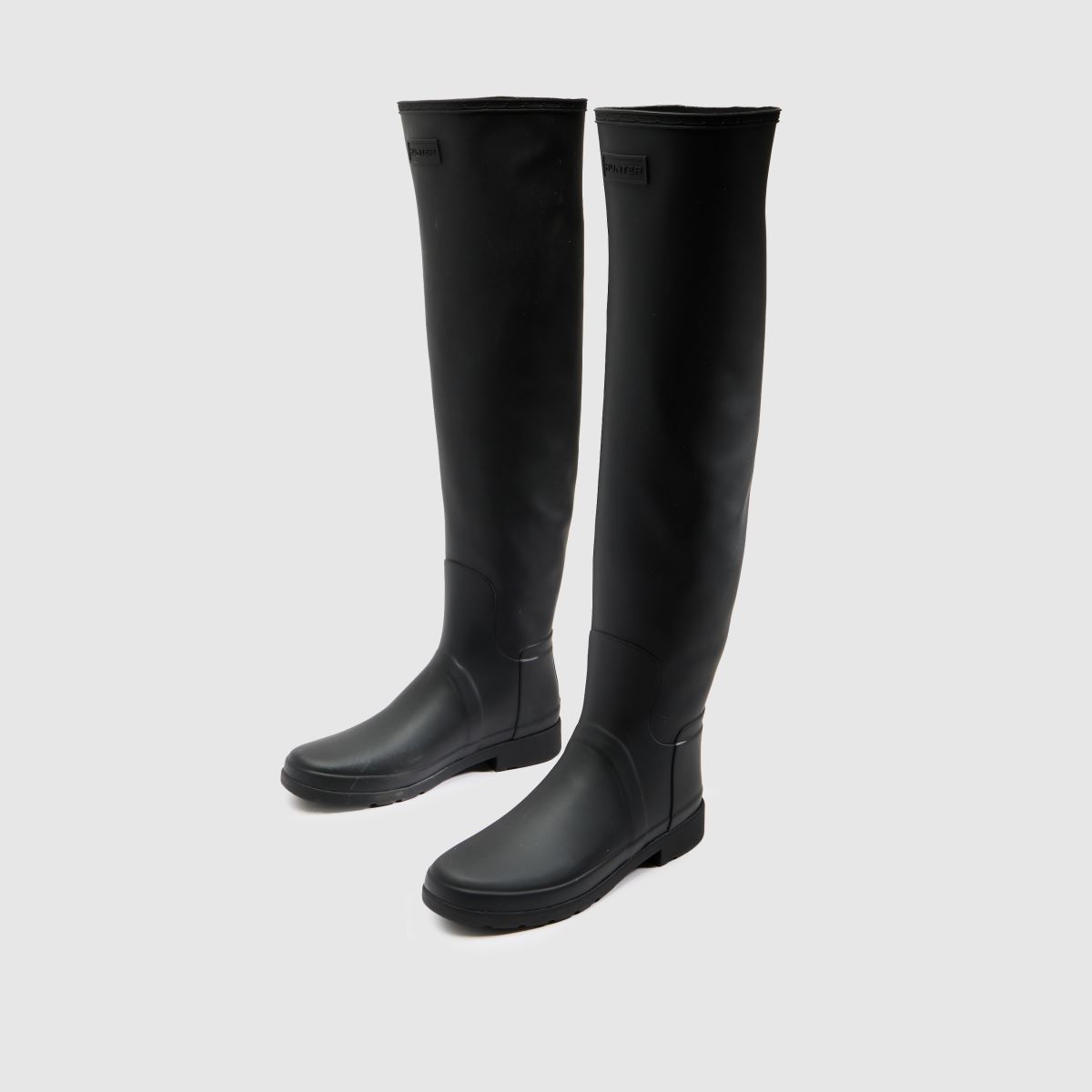 HUNTER BOOTS Refined Over The Knee in Black HUNTER BOOTS Refined Over The Knee 4