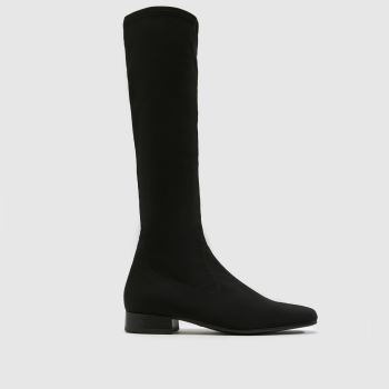 Vagabond Shoemakers Black Mona Stretch Knee Womens Boots