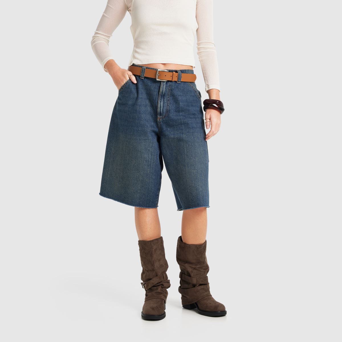 SIMMI Echo Slouch Mid in Khaki SIMMI Echo Slouch Mid 8