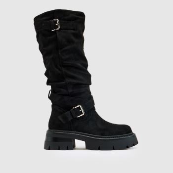 SIMMI Black Paulo Knee Womens Boots
