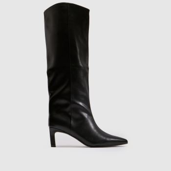 SIMMI Black Falco Knee Womens Boots