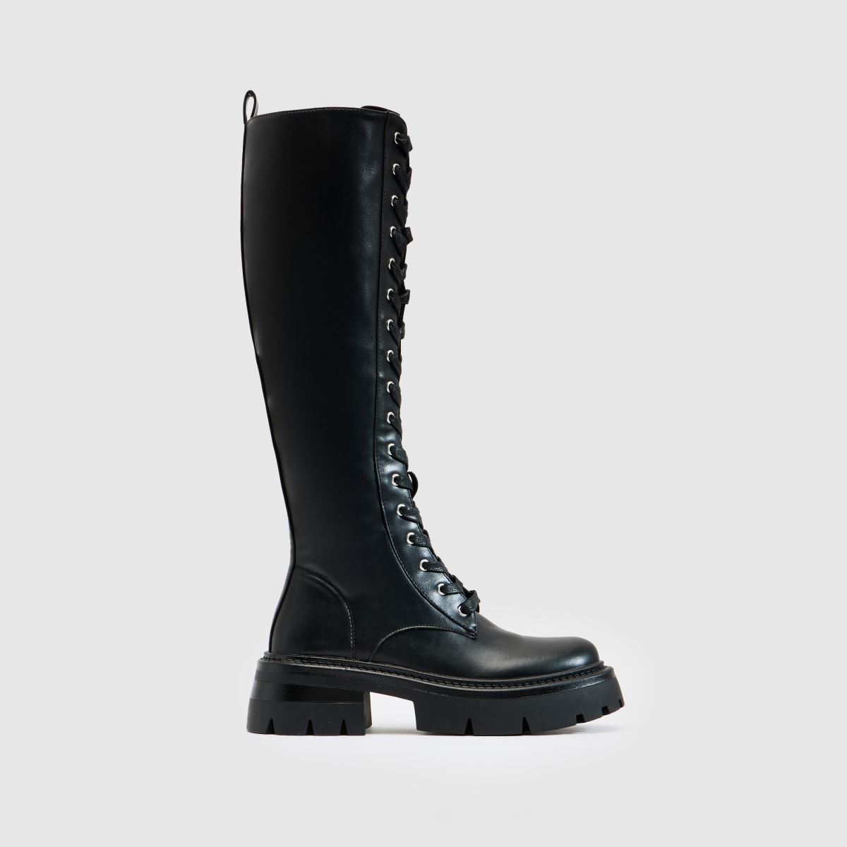 SIMMI Damara Lace Up Knee High in Black SIMMI Damara Lace Up Knee High