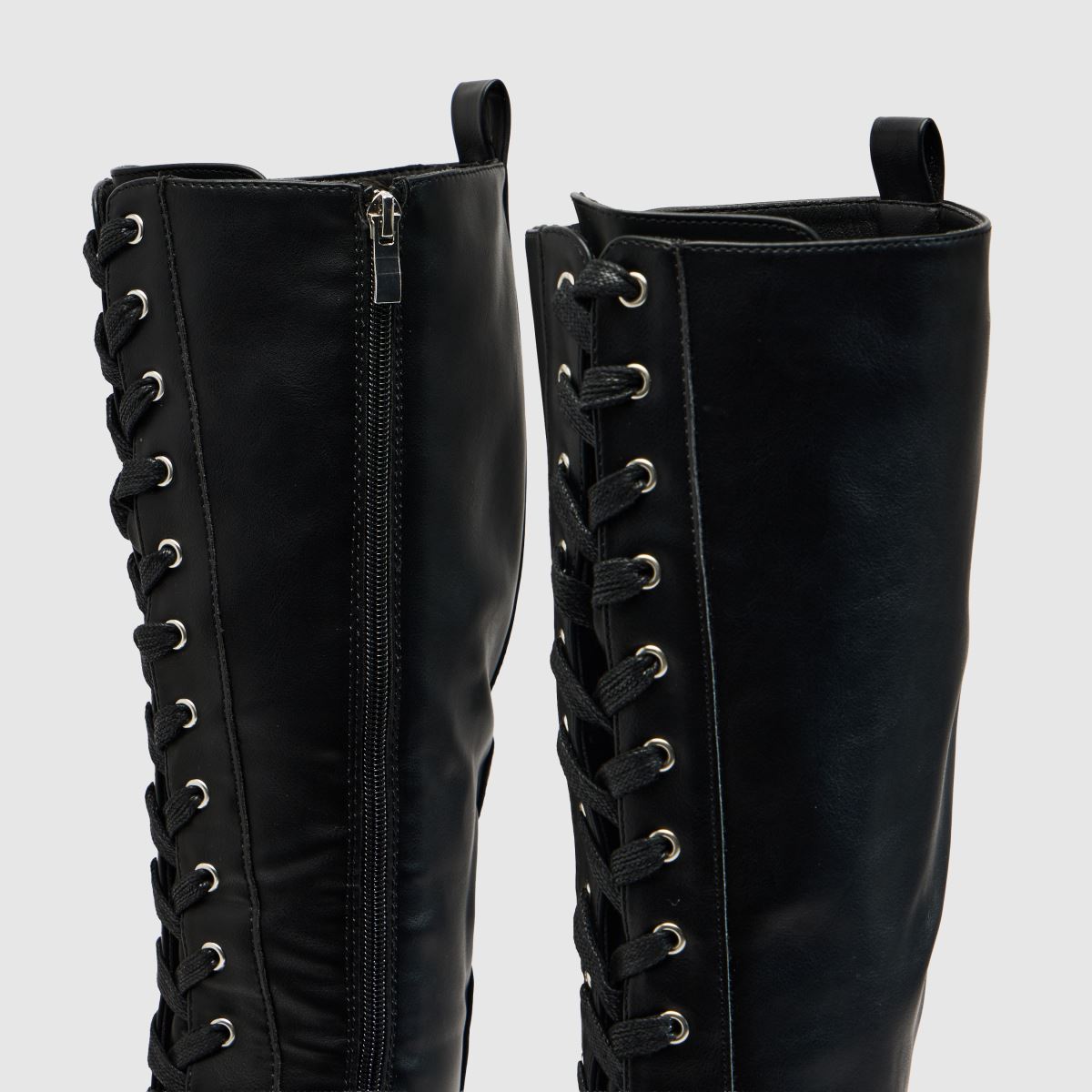 SIMMI Damara Lace Up Knee High in Black SIMMI Damara Lace Up Knee High 4