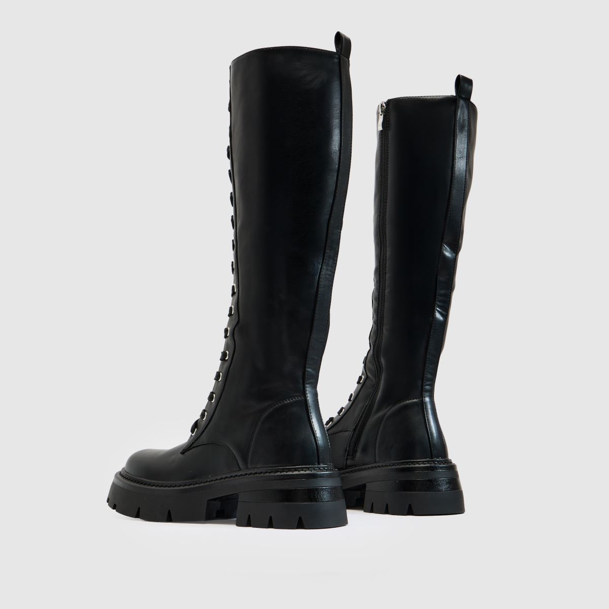 SIMMI Damara Lace Up Knee High in Black SIMMI Damara Lace Up Knee High 7