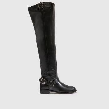 Azalea Wang Black Xaliima Knee Womens Boots