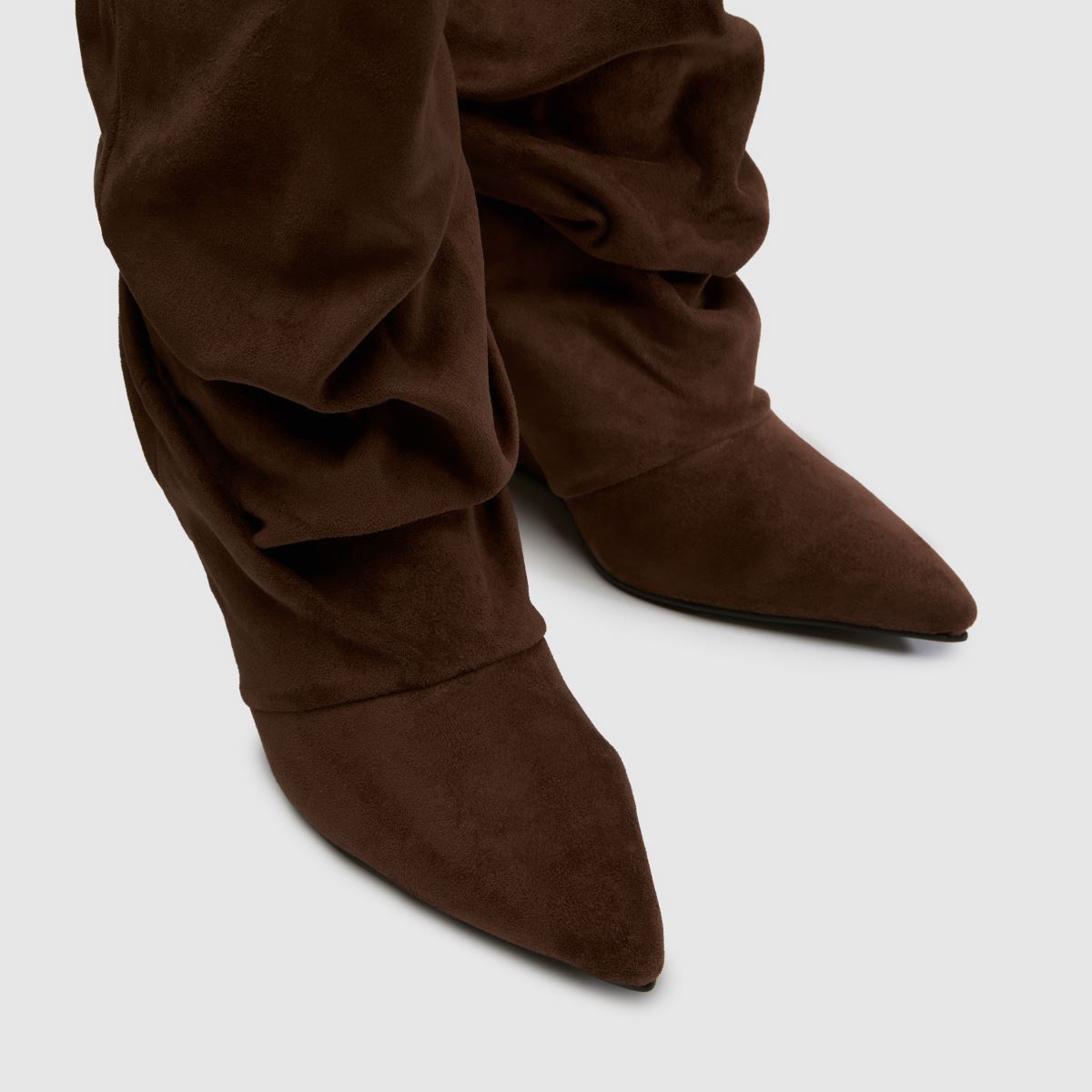 Azalea Wang Alissa Slouch Wedge in Brown Azalea Wang Alissa Slouch Wedge 4