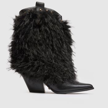 Azalea Wang Black Violetta Womens Boots