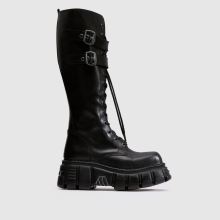 NEW ROCK Knee High Buckle in Black NEW ROCK Knee High Buckle,1 of 4